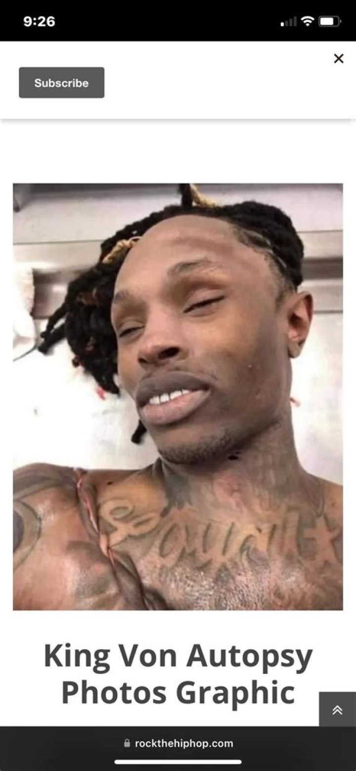 King Von Morgue Photo Leaks: Disturbing Images Surface